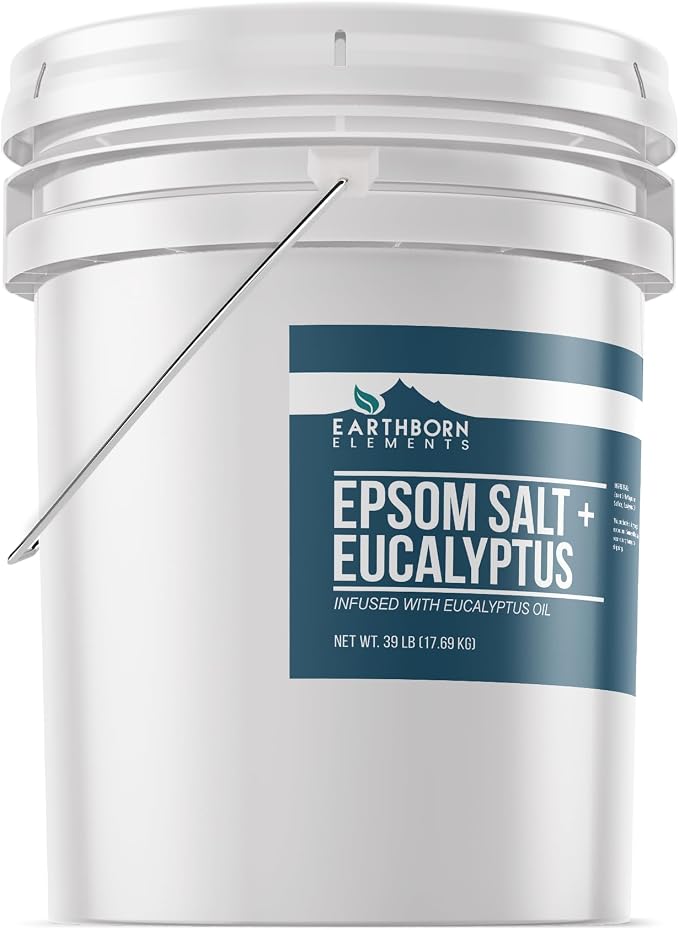 Earthborn Elements Eucalyptus Epsom Salt 5 Gallon Bucket, Pure & Undiluted - Image 2