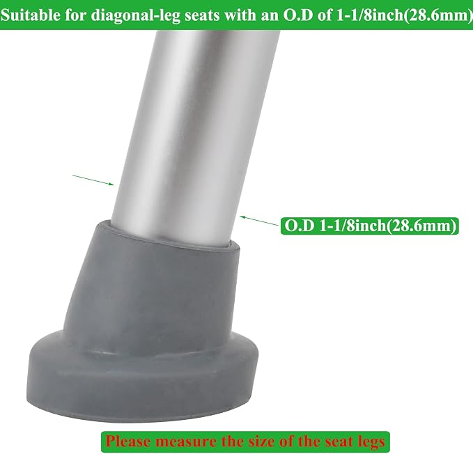 Slope Replacement Feet for Shower Chair Bath Seat, shower stools and transfer - Image 4