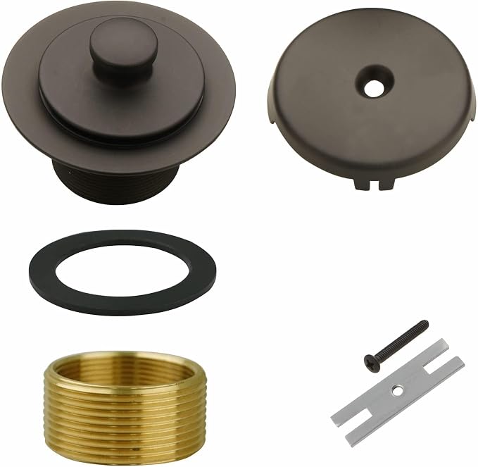 Bronze Tub Drain and Overflow Kit by WELSANGREENHOME