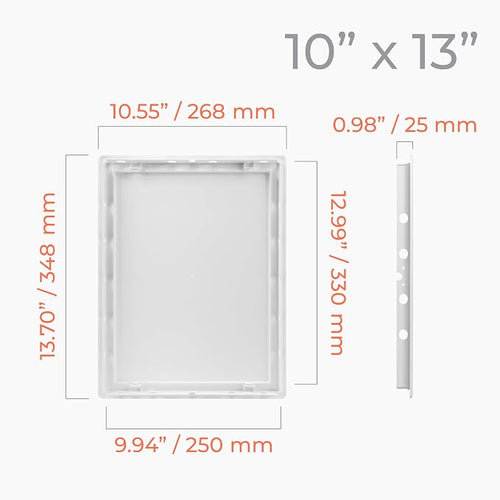 10x13 Inch White Access Panel – ABS Plastic Rectangular Wall & Ceiling Access - Image 2