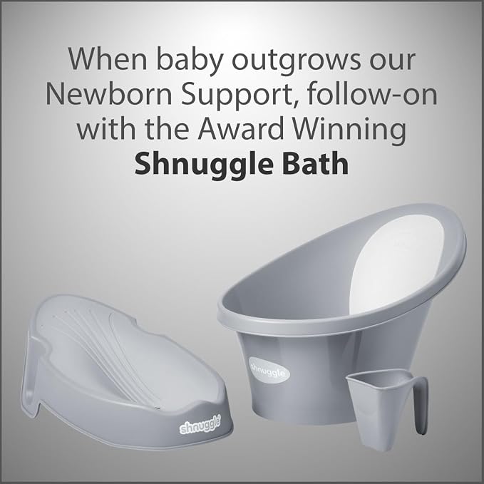 Shnuggle | Newborn Baby Bath Support | Ergonomic Soft-Touch Seat | Lightweight - Image 10