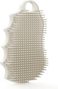 Silicone Body Scrubber Silver-Infused Dual-Sided 3-in-1 by iTokGok