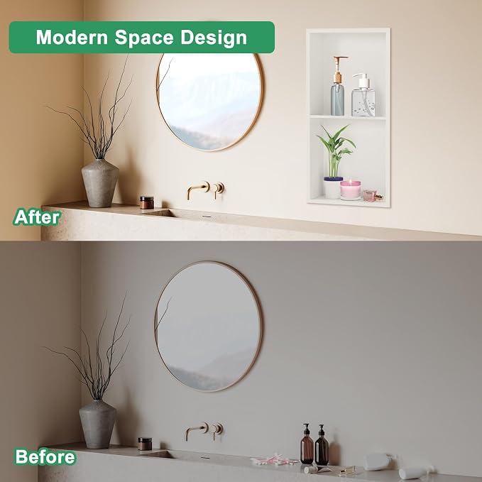 SaniteModar Shower Niche, Stainless Steel Niche - Image 4