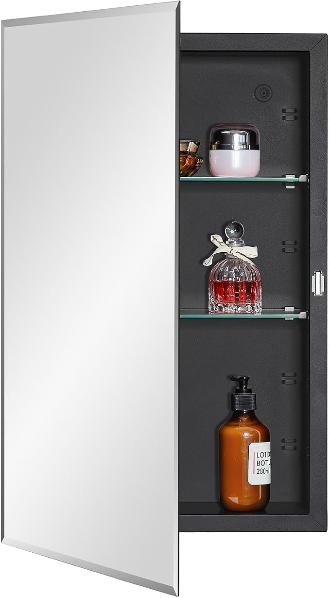 Black Bathroom Medicine Cabinet by MedicineCabinetsMirrors