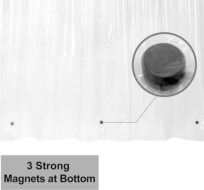 Barossa Design Narrow Shower Curtain Liner - Image 2