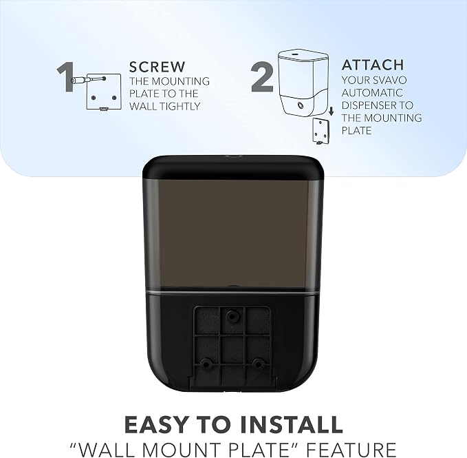 SVAVO Automatic Soap Dispenser Touchless, Hand Soap Dispenser Wall Mount - Image 6