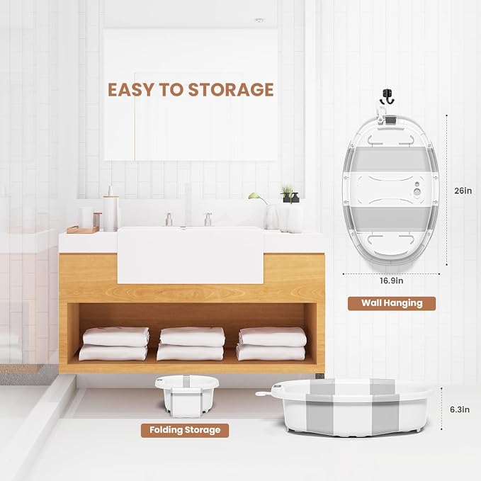 Collapsible Baby Bathtub, Baby Tubs - Image 4