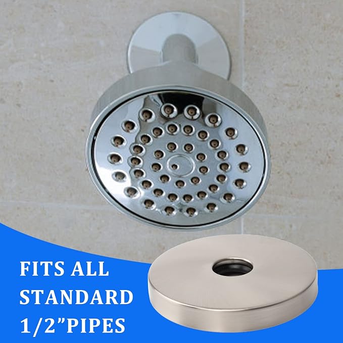 4 Inch Shower Arm Flange Oversized Plumbing Cover Plates, Universal Extra Large - Image 4