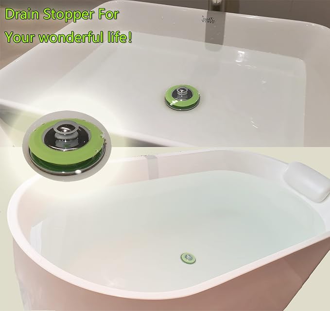 Bathtub Drain Stopper, Silicone Bathtub Stopper, Tub Stopper, Washbasin Drain - Image 3