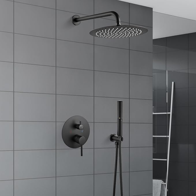 Airuida Shower Fixtures 2 Functions Shower Faucet Set Wall Mounted - Image 4