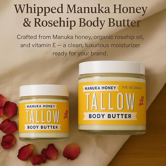 Manuka Honey + Rosehip Tallow 2oz Body Butter - Image 2