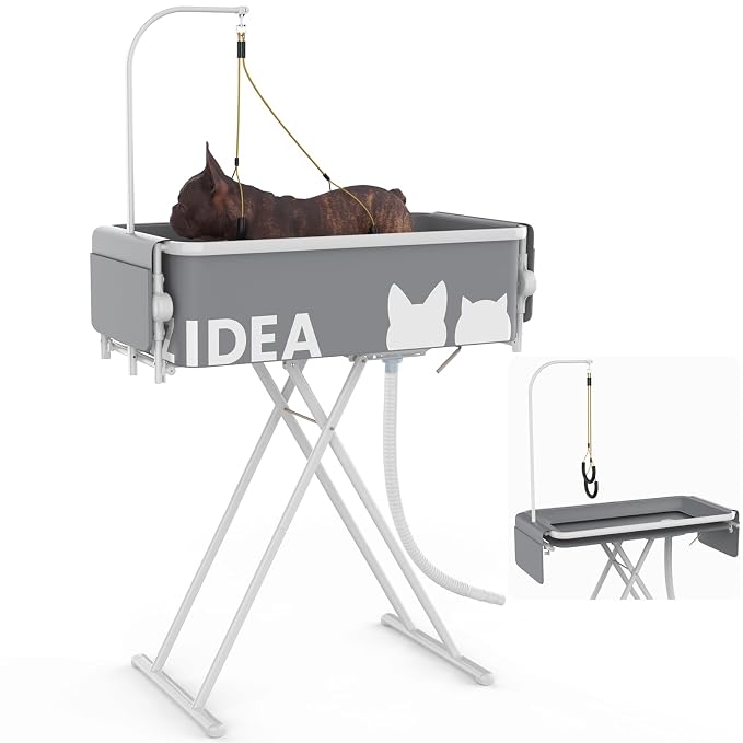 PAWZIDEA 2-in-1 Portable Dog Bathtub & Grooming Table, Elevated Tubs by PAWZIDEA-Inlovejoywelive