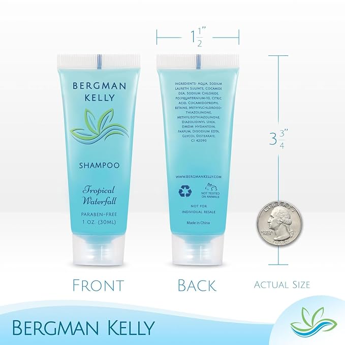 Bergman Kelly - Hotel Toiletries Bundle - Tropical Waterfall, 1 oz each - Image 4