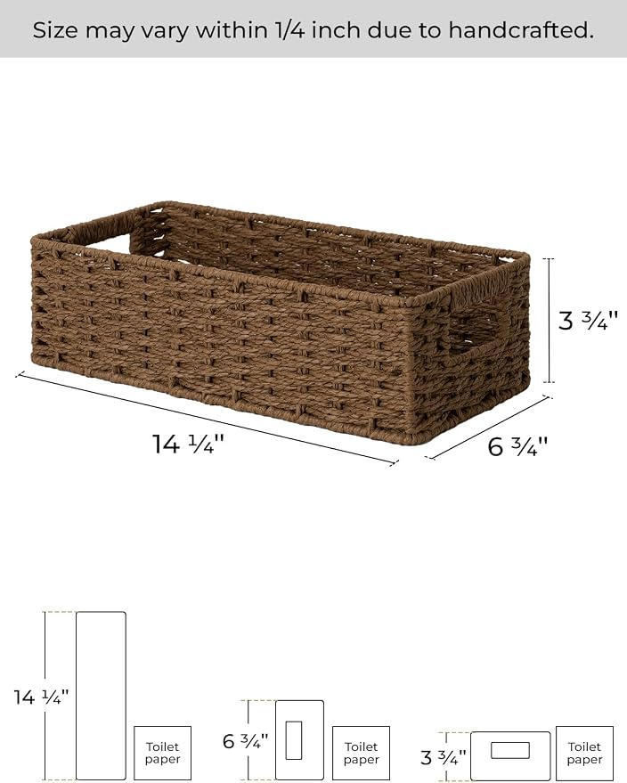 StorageWorks Toilet Tank Tray, Toilet Tank Basket, Toilets Organizer - Image 2