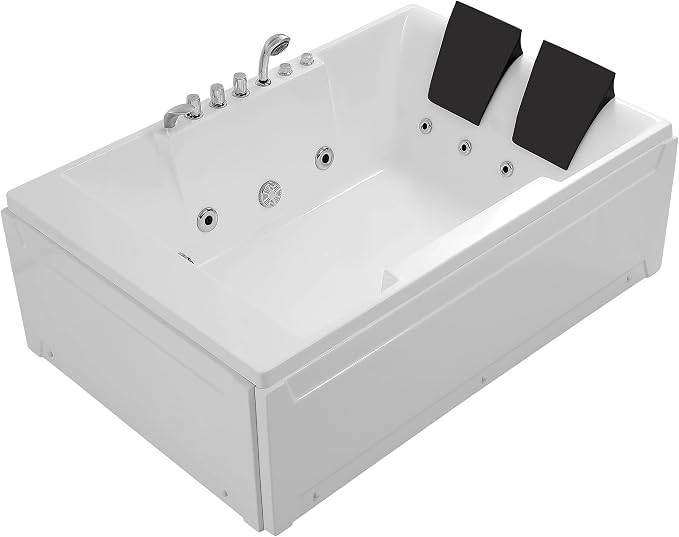 Empava 1125W Whirlpool Tub, Hydro Massage & Chromatherapy, ETL Certified - Image 16
