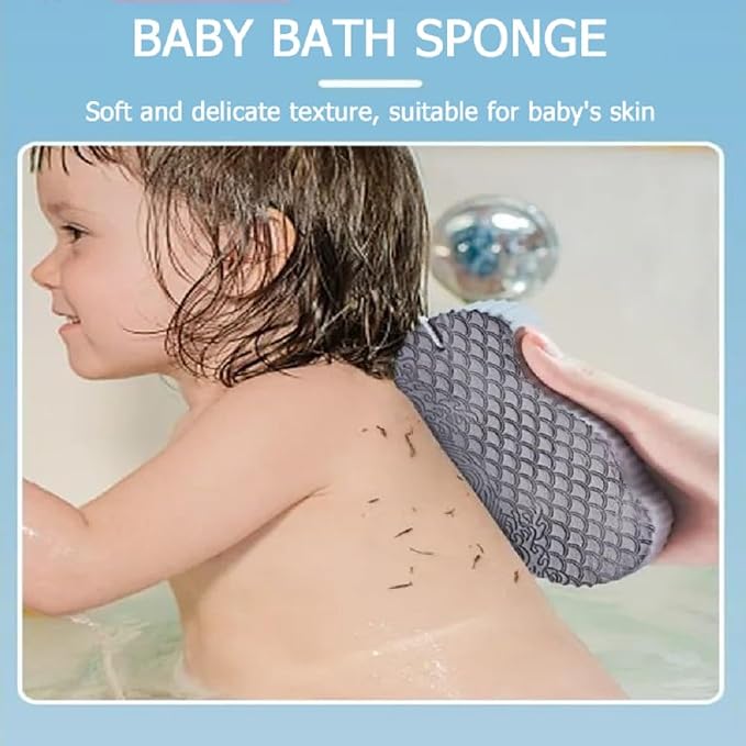 3 PCS Magic Exfoliating Bath Sponge, 3D Super Soft Exfoliating Bath Sponge - Image 3