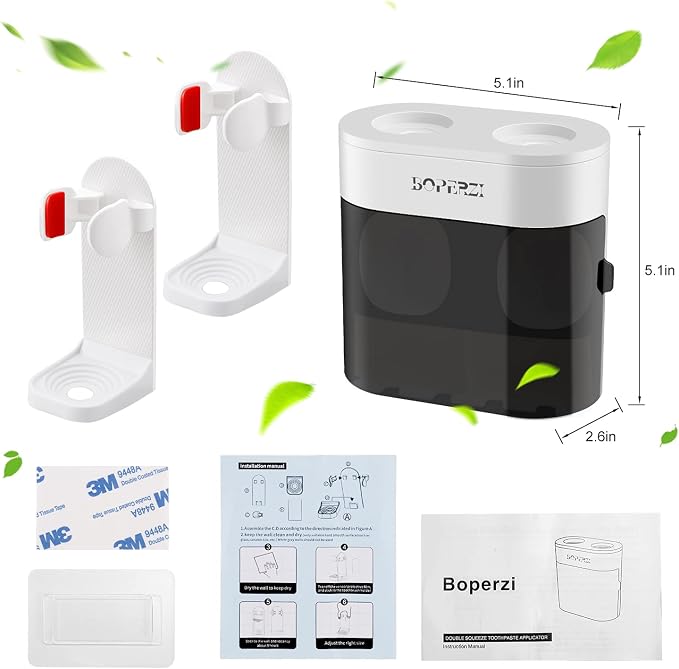 Boperzi 2 Pack Electric Toothbrush Stander and Toothbrush Holder Wall Mounted - Image 7