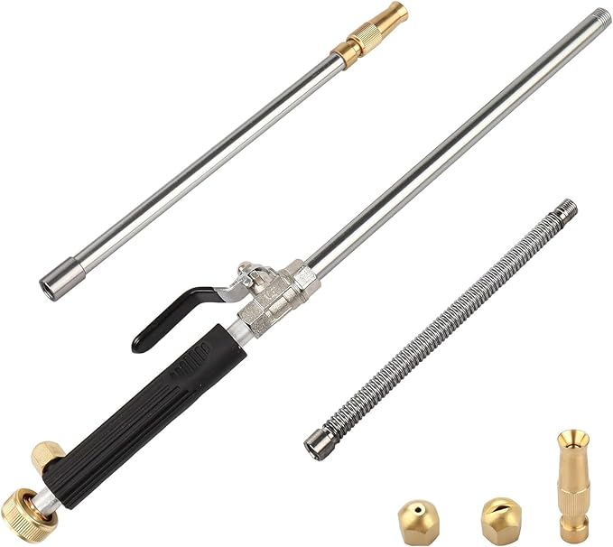 39'' High Pressure Washer Hose Attachment Jet Nozzle, Hose into Power Washer - Image 2