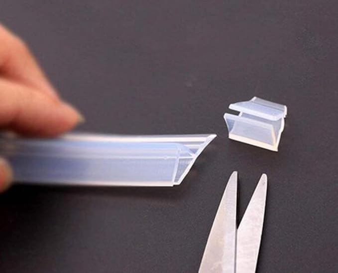 KRLIFCSL Glass Door Seal Strip, 10ft Frameless Weather Stripping Shower Door - Image 4