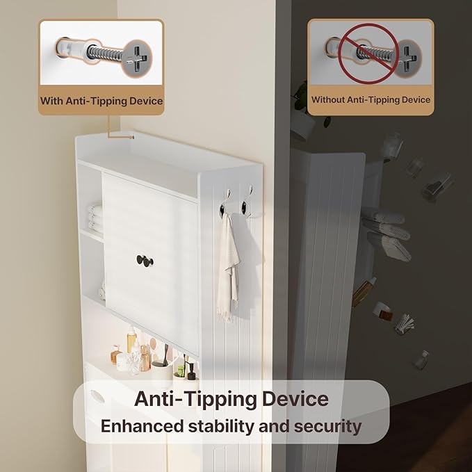 Gizoon Over The Toilet Storage Cabinet, Over Toilet Storage Cabinet - Image 5
