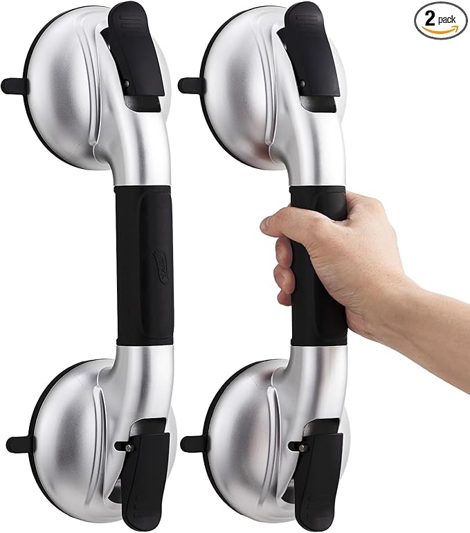TAILI Grab Bars for Bathtubs and Showers, 2 Pack Shower Handles for Elderly by TAILI