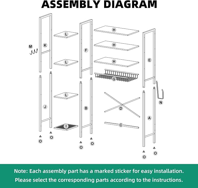 8-Tier Over The Toilet Storage - Image 8