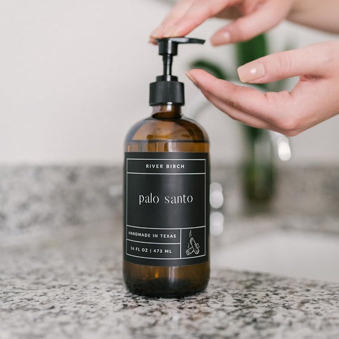 River Birch Palo Santo Scented Natural Hand Soap - Image 3