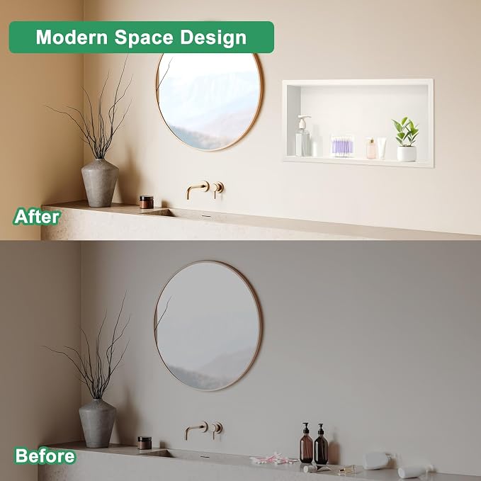 SaniteModar Shower Niche, Stainless Steel Niche - Image 3
