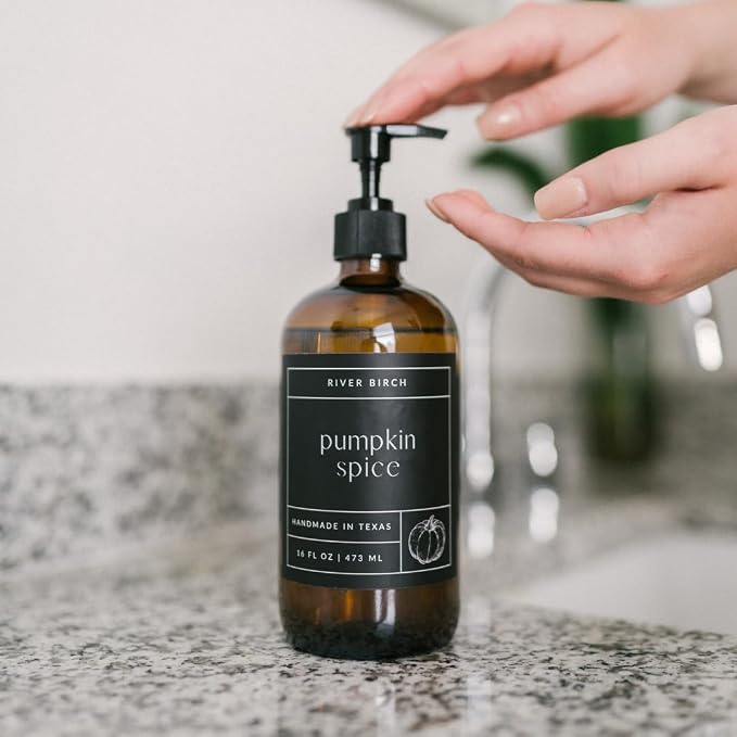 River Birch Pumpkin Spice Scented Natural Hand Soap Refill - Image 2