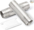 TAISHER 2Pcs Stainless Steel Pipe Fittings, 3/4" NPT x 3/4" NPT Male Threaded by TAISHER