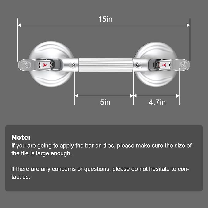 15-Inch Shower Handle - Image 6