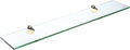 Spancraft Glass P-6x12-Brass Peacock Glass Shelf by Spancraft