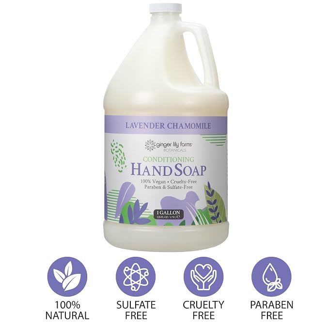 Ginger Lily Farms Botanicals All-Purpose Conditioning Liquid Hand Soap Refill - Image 4