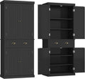 72" Kitchen Pantry, Tall Storage Cabinets by Ayiseedmid