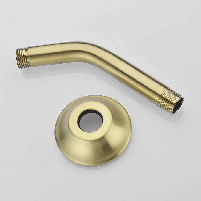 BESTILL Wall Mounted 6 Inch Shower Head Arm, Shower Arm and Flange Included - Image 4
