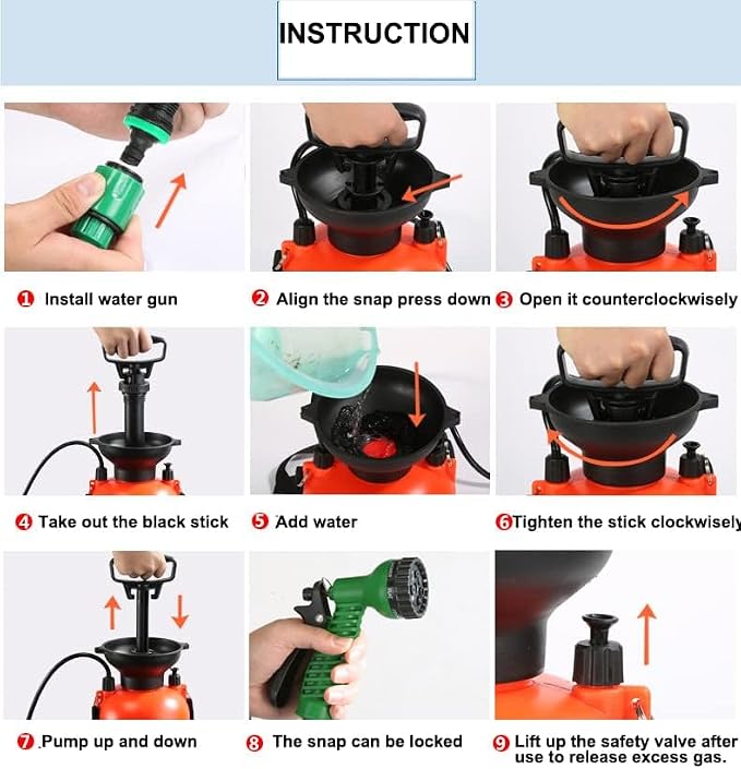 Finderomend Portable Shower for Camping - Image 9