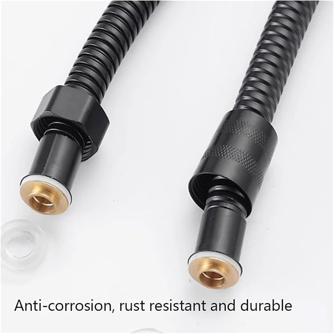 Flexible Stainless Steel Plumbing Hose Shower Head Tube Bathroom Pipe Bath - Image 5