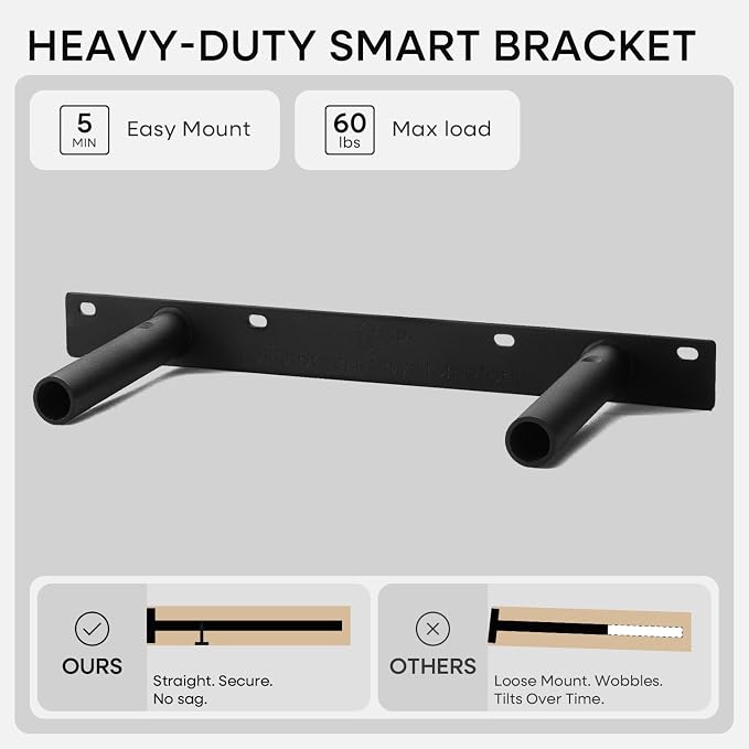 Homeforia Wood Floating Shelf 12 inch, High End Solid Natural Wood 12inch - Image 5