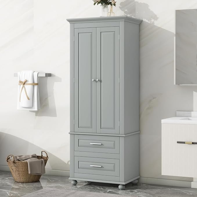 Tall Narrow Storage Cabinet - Image 3