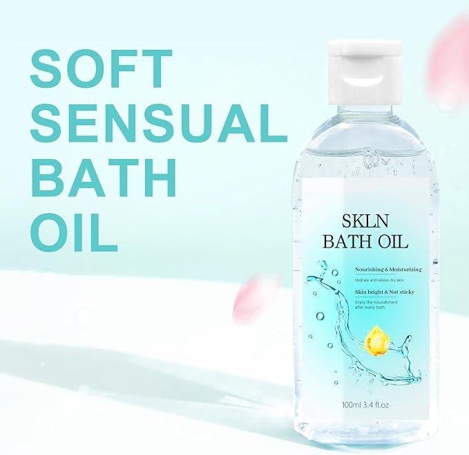 SKLN Deep Hydrating Bath & Shower Oil – Silky Smooth Skin, Moisturizing & - Image 7