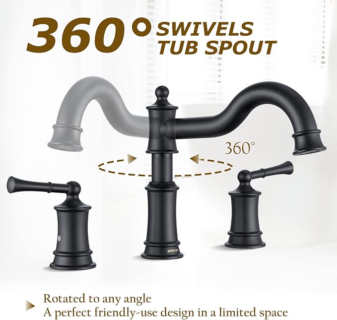 Roman Bathtub Faucet Deck Mount Tub Faucet - Image 6
