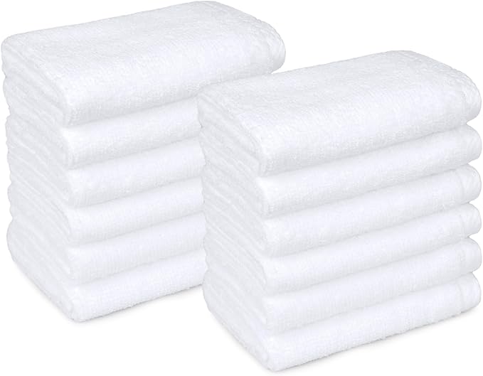 Amazon Basics Cotton Washcloths by AmazonBasics