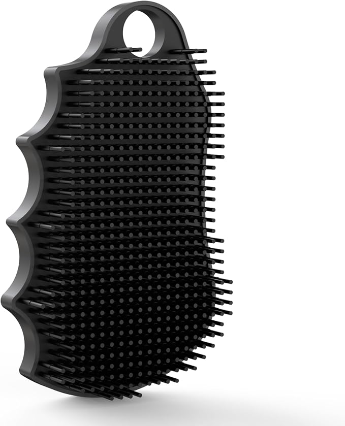 Silicone Body Scrubber Silver-Infused Dual-Sided 3-in-1 by iTokGok