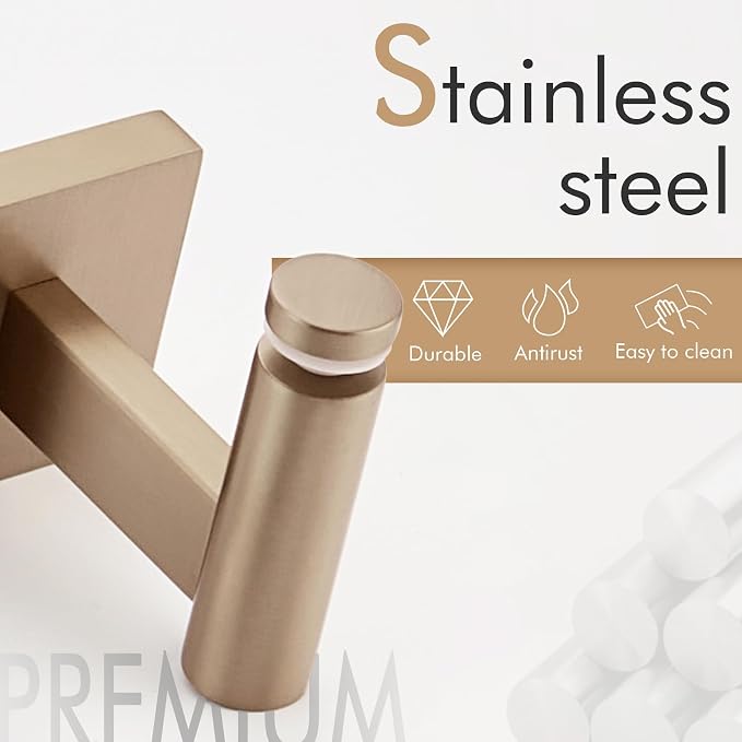 KOKOSIRI Wall Shelves Bathroom Hardware Tempered Glass Floating Shelf Hanging - Image 6