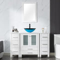 LUCKWIND 48" Bathroom Vanity Sink Combo, 24-inch Main Cabniet by LUCKWIND