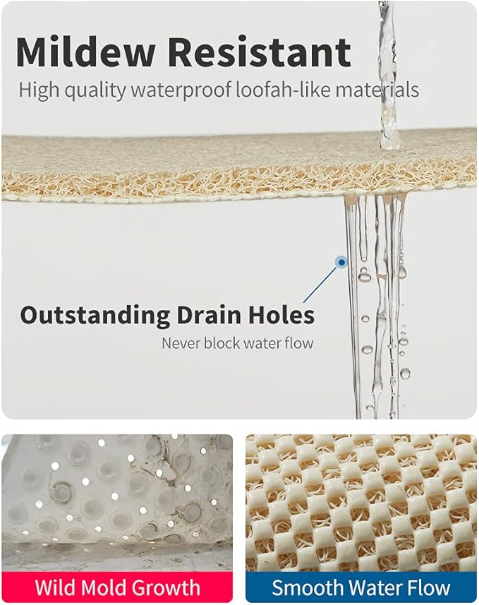 Non Slip Shower Mat, Comfortable Bath mat - Image 4