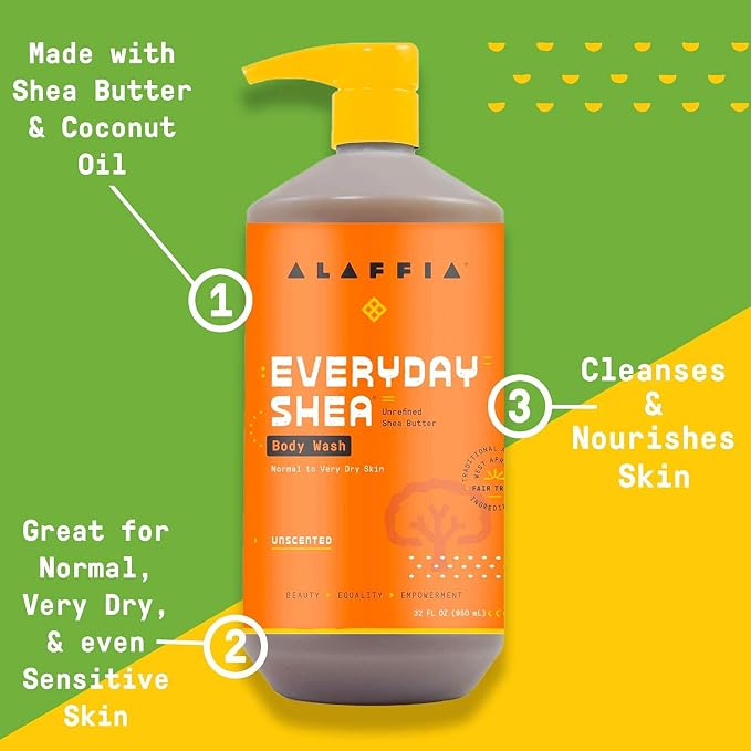 Alaffia Everyday Shea Body Wash, Naturally Helps Moisturize and Cleanse Without - Image 4