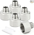 TAISHER 5PCS 304 Stainless Steel Pipe Fitting, 1/2" NPT Male x 1" NPT Female by TAISHER
