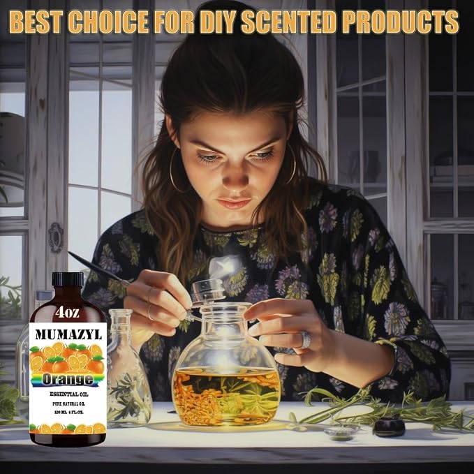 Sweet Orange Essential Oil, Sweet Orange Oil 4 Fl Oz 120ML - Image 6