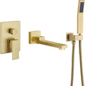 DASAN Swiveling Wall Mount Tub Filler Faucet Set by Dasan
